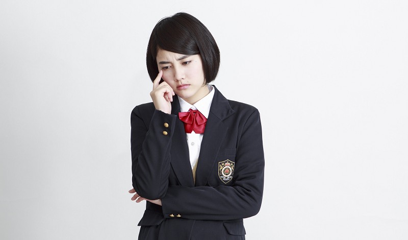 対人恐怖症で悩む女子高生