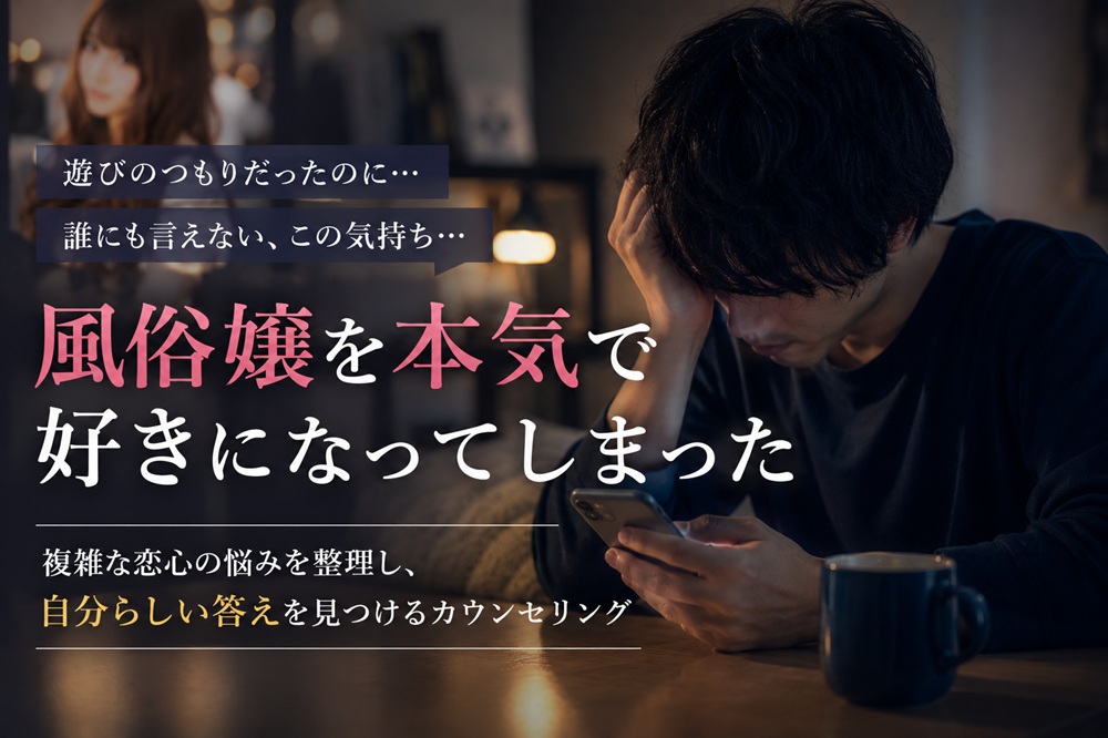 「風俗嬢を好きになって苦しんでいる方へ」付き合いたい気持ちと向き合う方法